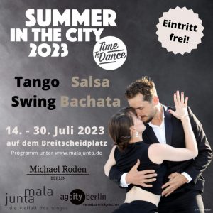 Plakat Summer in the City 2023 - time to dance