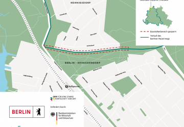 Plangrafik Ruppiner Chaussee