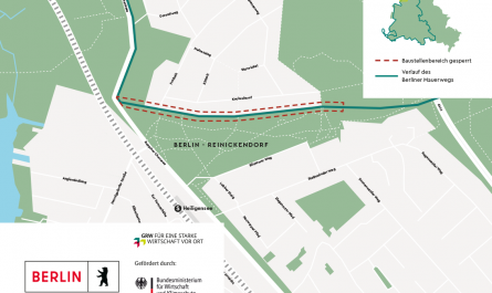 Plangrafik Ruppiner Chaussee