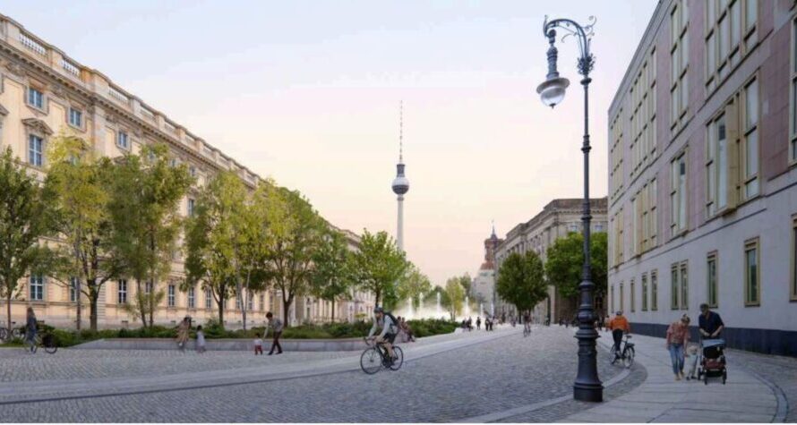 Spatenstich für grünen Schlossplatz
