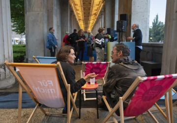 Kolonnaden-Bar by Vagabund auf der Museumsinsel Berlin. © Staatliche Museen zu Berlin / Juliane Eirich