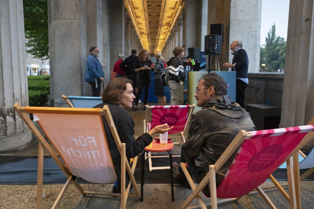 Kolonnaden-Bar by Vagabund auf der Museumsinsel Berlin. © Staatliche Museen zu Berlin / Juliane Eirich